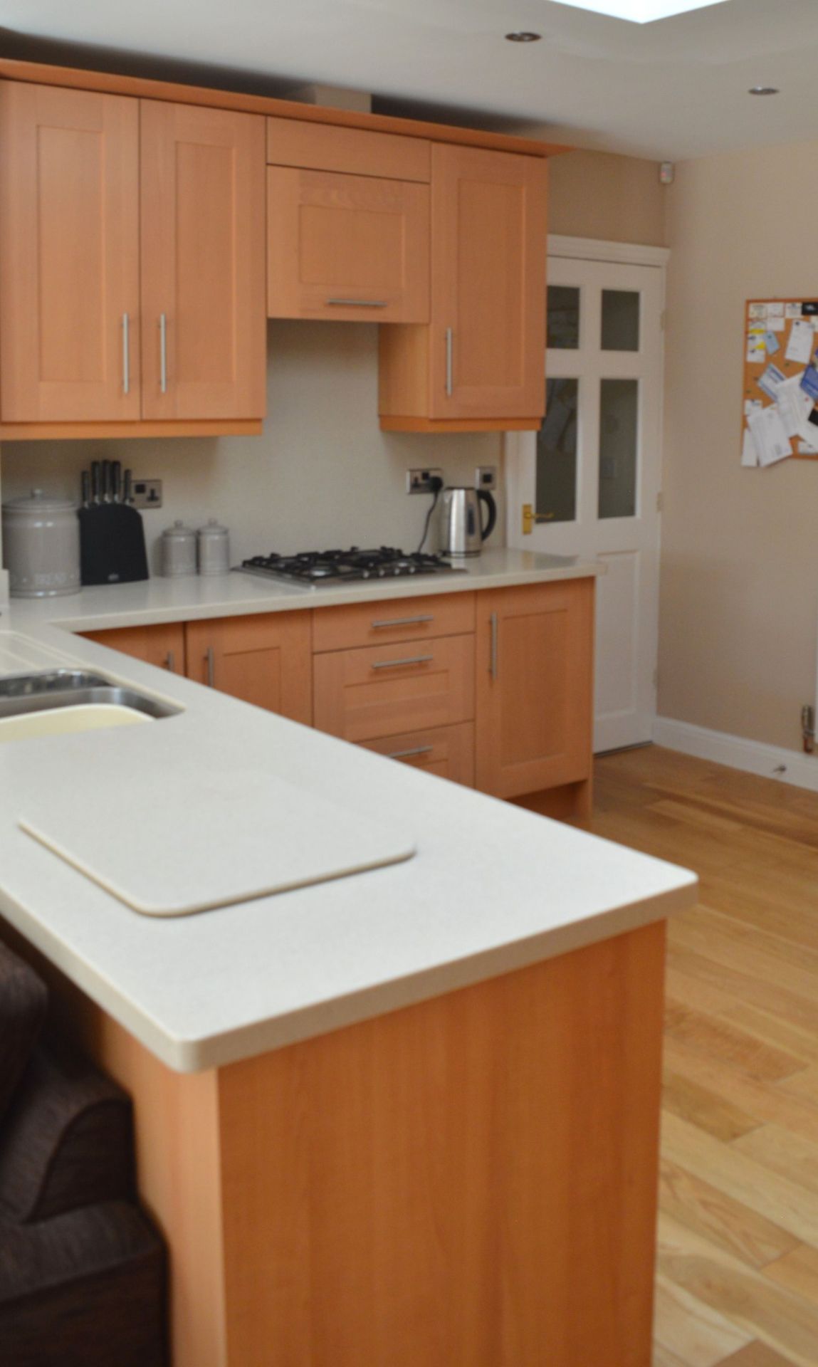 1 x Bespoke Maelstrom Solid Wood Fitted Kitchen With Corian Tops - In Excellent Condition - Neff - Image 60 of 65