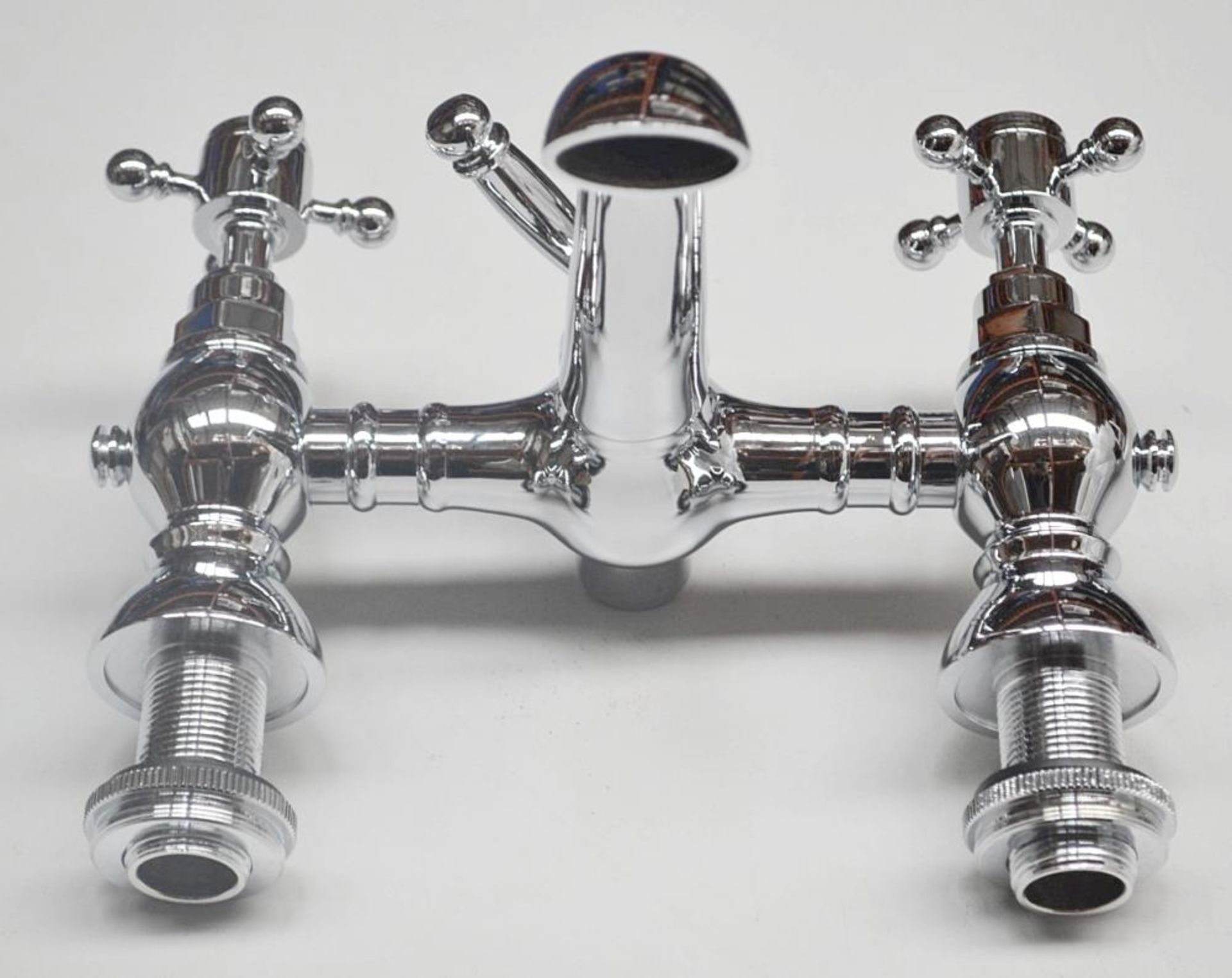 1 x Traditional Bath Filler With Standpipes - Dimensions (of tap): W24 x H19 x D20cm - Ref: M176 -