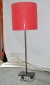 1 x Santa + Cole Moare Pie Floor Lamp in Red - CL314 - Location: Altrincham WA14 - *NO VAT On Hammer