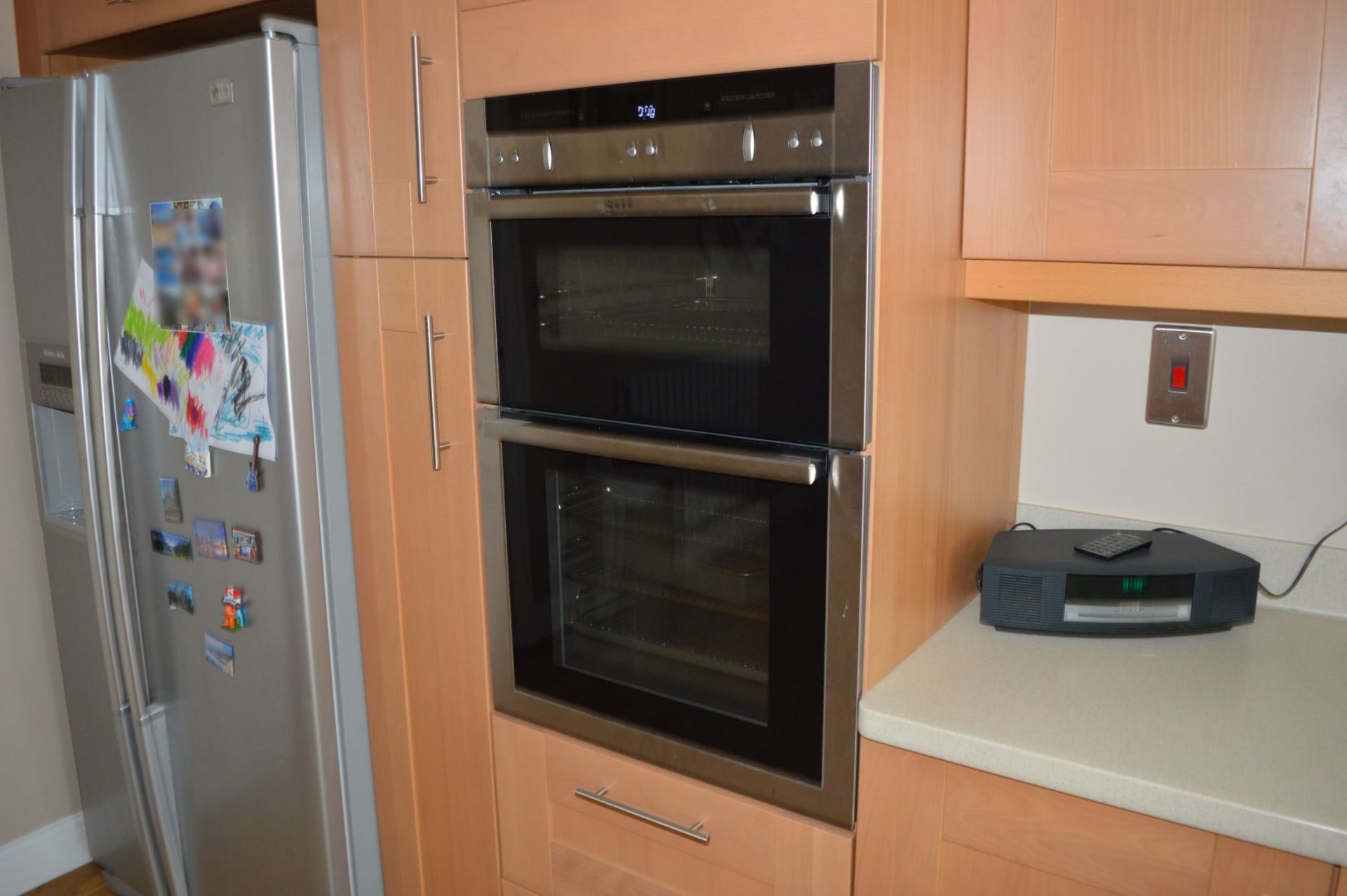 1 x Bespoke Maelstrom Solid Wood Fitted Kitchen With Corian Tops - In Excellent Condition - Neff - Image 42 of 65