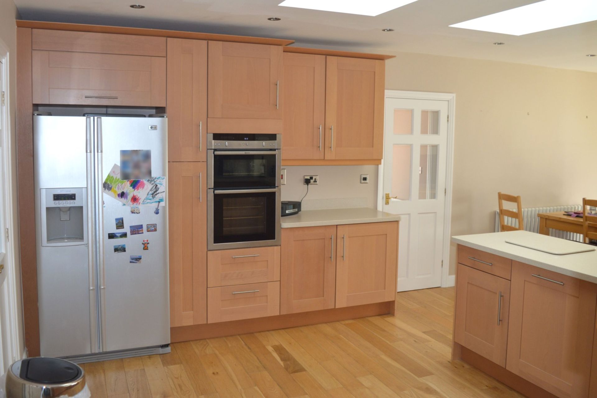 1 x Bespoke Maelstrom Solid Wood Fitted Kitchen With Corian Tops - In Excellent Condition - Neff - Image 55 of 65