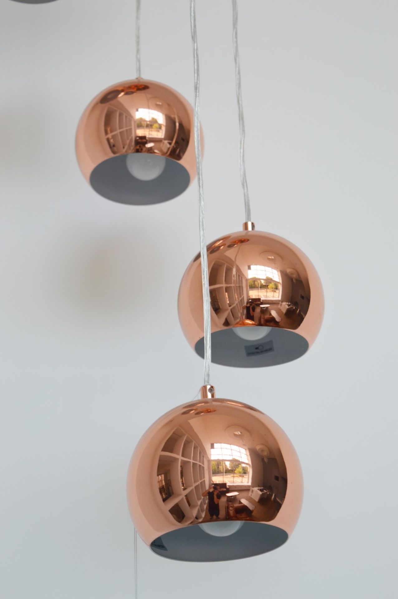 1 x Domas 5-Light Ceiling Light In Copper - Ex Display Stock - RRP £198.00 - Image 5 of 6