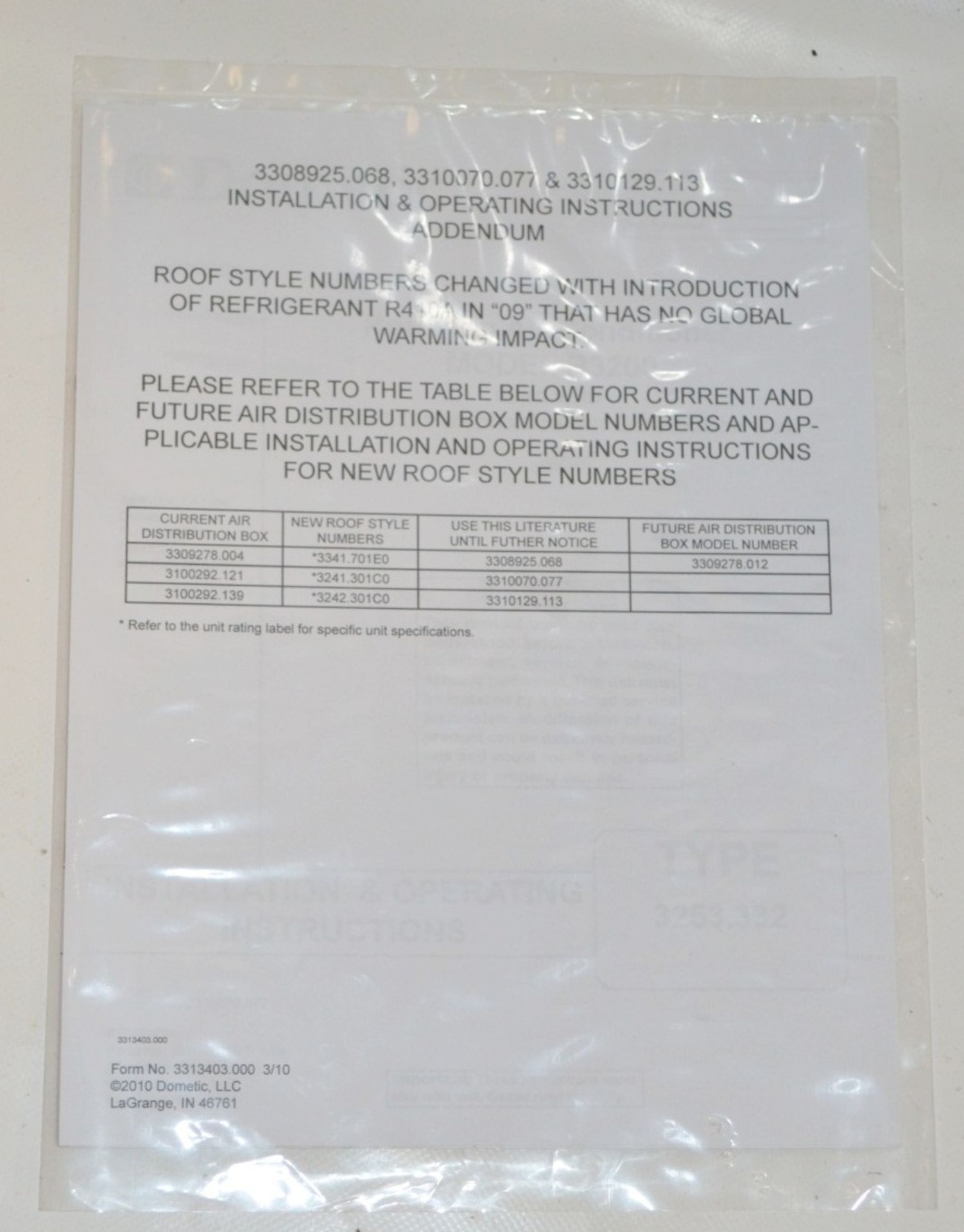 1 x Dometic Air Distribution Box - Item Code 3100292.121 - For Use With Rooftop Unit B3200 (Not - Image 5 of 7