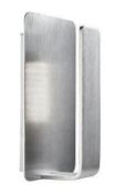 1 x Brushed Aluminium LED 5w Wall Light - Contemporary Design - Ex Display Stock - CL298 - Ref 4 -
