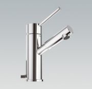 1 x Ideal Standard JADO "Geometry" A1 S/L Basin Mixer Tap With Pop-up Waste (F1283AA) - Projection: