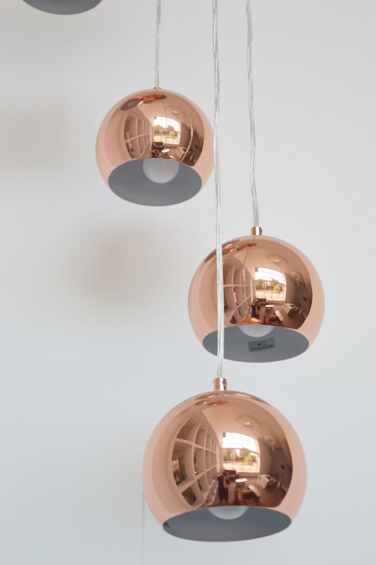 1 x Domas 5-Light Ceiling Light In Copper - Ex Display Stock - RRP £198.00 - Image 3 of 6