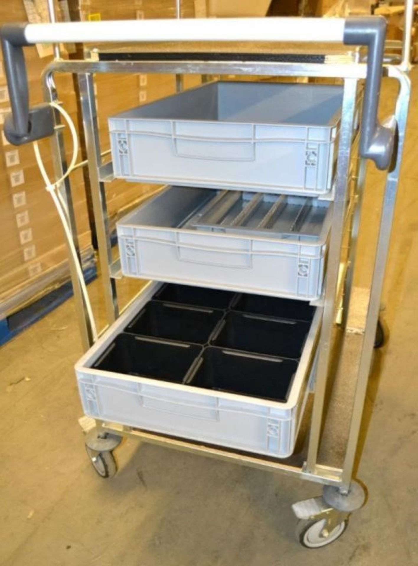 1 x 3-Drawer Warehouse Picking / Transport Trolley - Dimensions: 103 x 64 x 144cm - Ref: MC122 - CL2 - Image 7 of 7