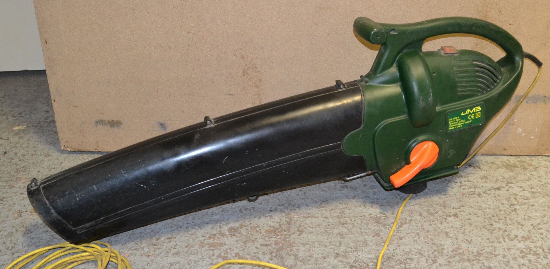 1 x JMB GV-1600-A 250km/h Leaf Blower - CL007 - Location: Altrincham WA14 - Image 6 of 7