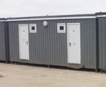 1 x Portable Temporary Site Accommodation Block - Ref: ENP026 - Dimensions: 715x404x300 - From A Wor