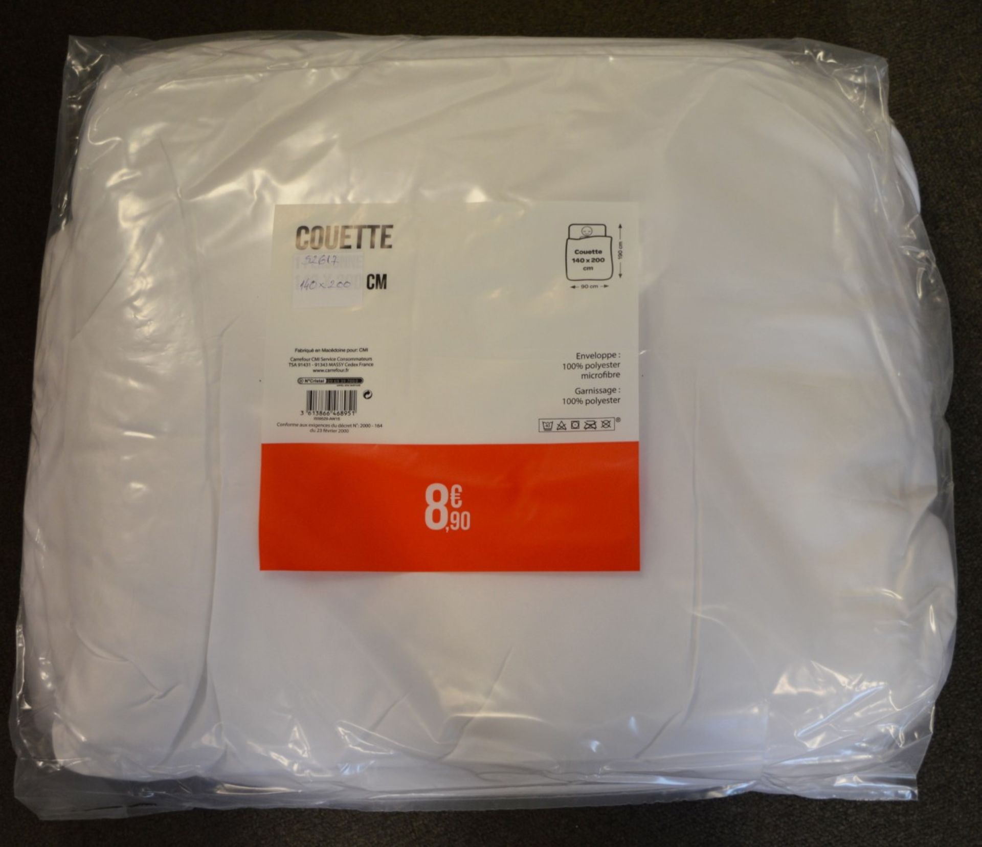 100 x Microfibre Duvets - Mostly Singles In Size - Brand New Stock - 100% Polyester - CL007 - - Image 5 of 6