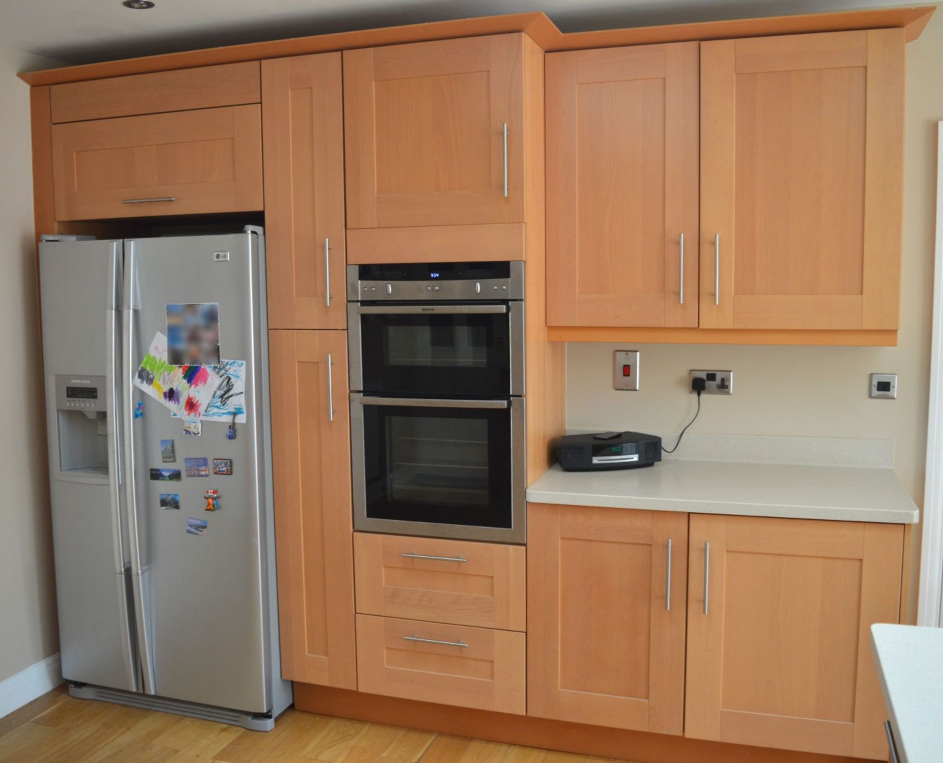 1 x Bespoke Maelstrom Solid Wood Fitted Kitchen With Corian Tops - In Excellent Condition - Neff - Image 61 of 65