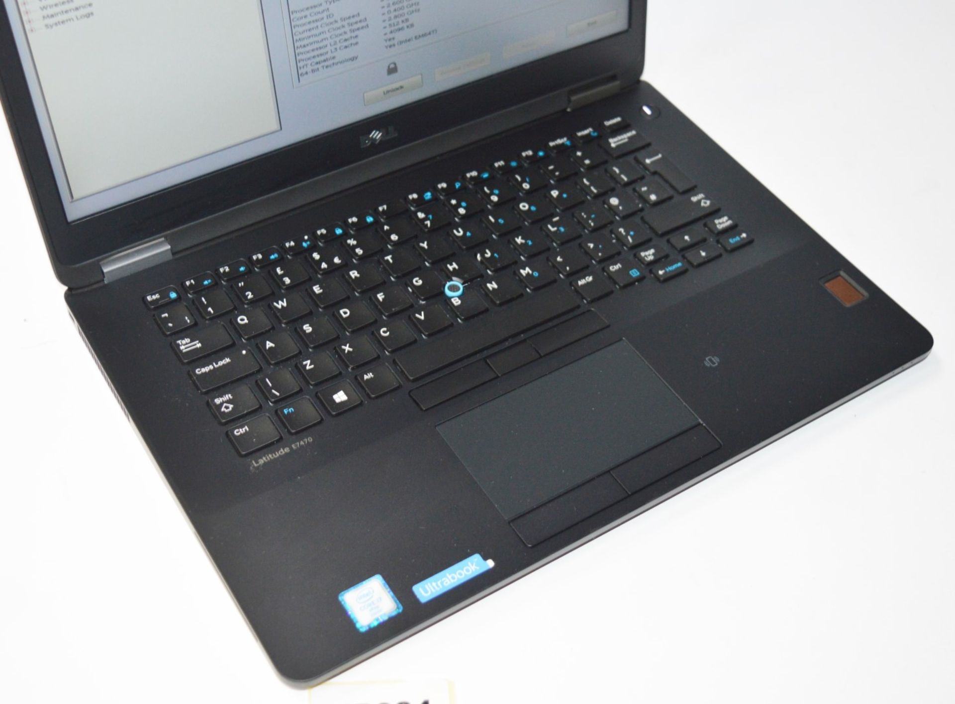 1 x Dell Latitude E7470 Laptop Computer - 14 Inch FHD Screen - Features Include a 6th Gen Core i7- - Image 2 of 10