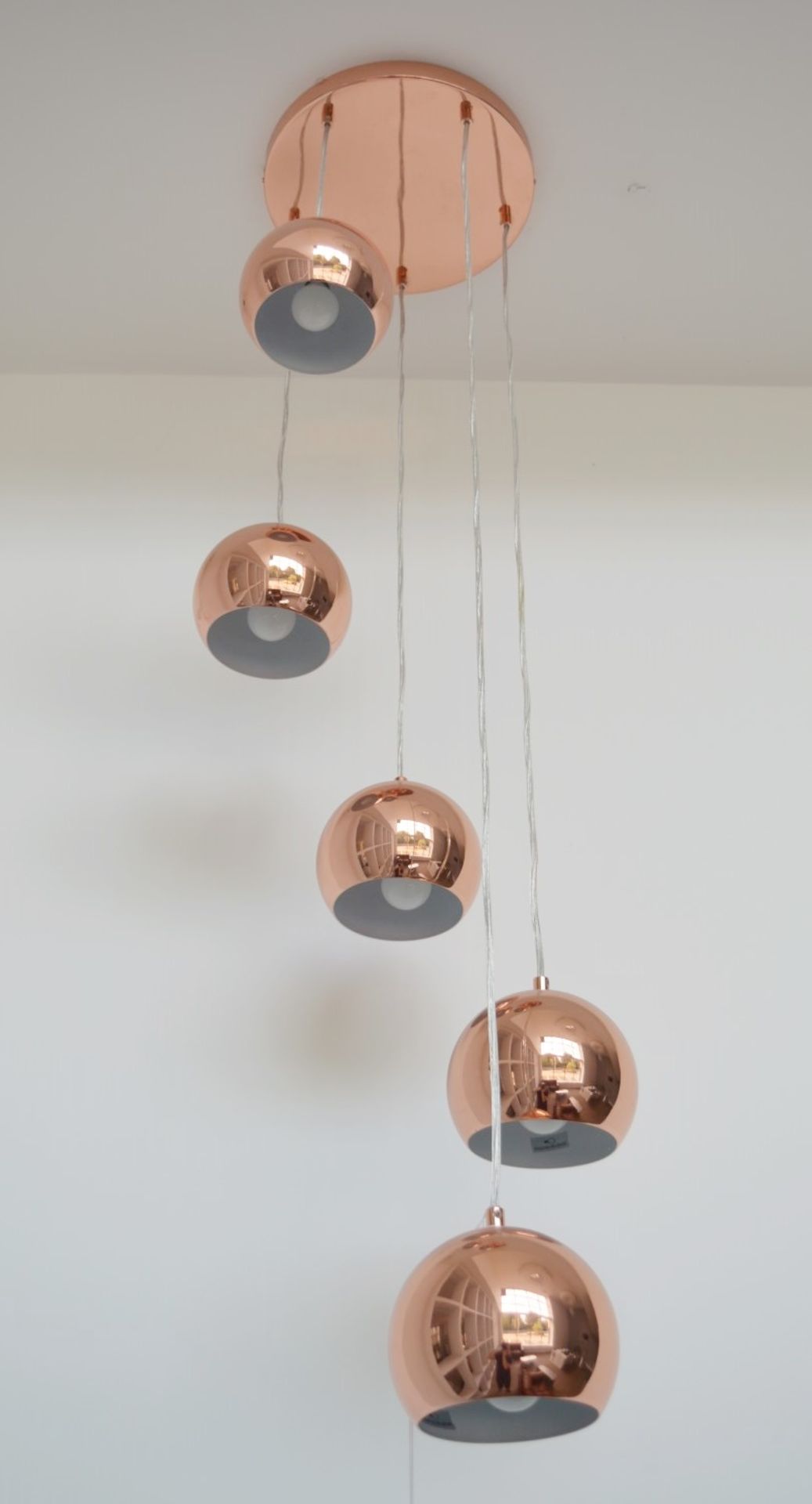 1 x Domas 5-Light Ceiling Light In Copper - Ex Display Stock - RRP £198.00 - Image 2 of 6