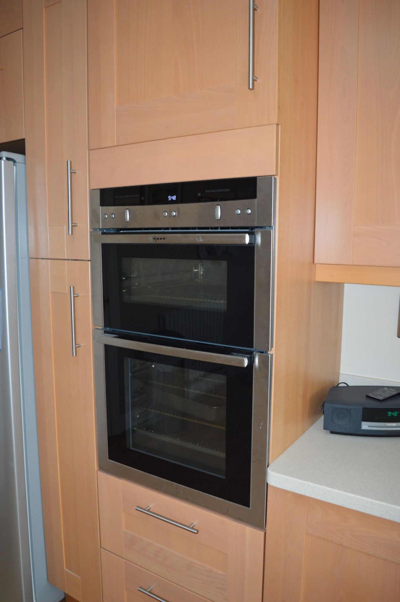 1 x Bespoke Maelstrom Solid Wood Fitted Kitchen With Corian Tops - In Excellent Condition - Neff - Image 41 of 65