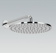 1 x Ideal Standard JADO Generic Rain Shower Head & Arm 300mm Diameter (A4771AA) - Chrome Finish - Ne