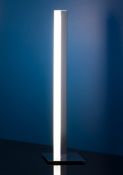 1 x Solexa LED Column Floor Lamp In Frosted Acylic & Chrome - J376 - RRP £180.00