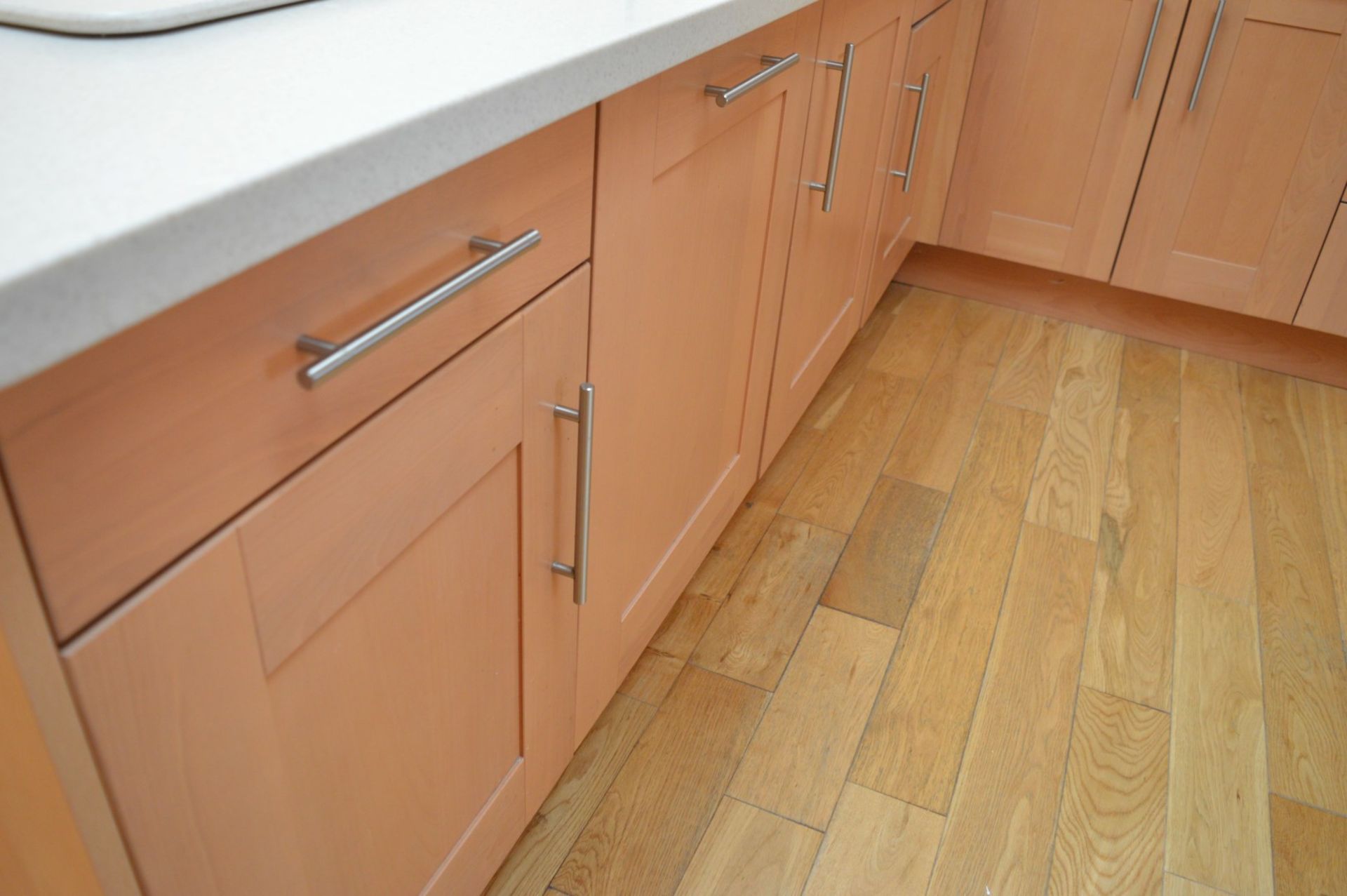 1 x Bespoke Maelstrom Solid Wood Fitted Kitchen With Corian Tops - In Excellent Condition - Neff - Image 63 of 65
