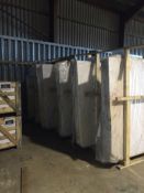 1 x Calacatta Marble Sheet - Approx. 2.5 x 1.5m Each - 20mm Thick - CL312 - Location: