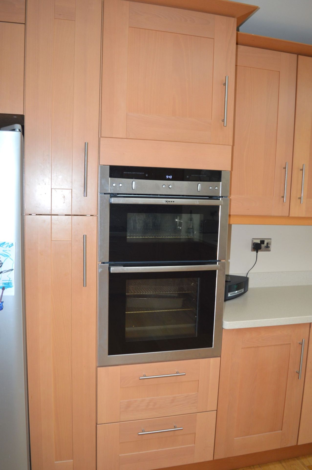 1 x Bespoke Maelstrom Solid Wood Fitted Kitchen With Corian Tops - In Excellent Condition - Neff - Image 11 of 65