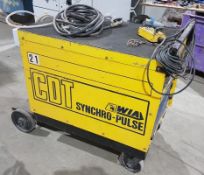 1 x WIA CDT Synchro pulse MIG welder (Model CP34) - 3 Phase - Ref: ENP036 - Dimensions: 100x60x84(h)