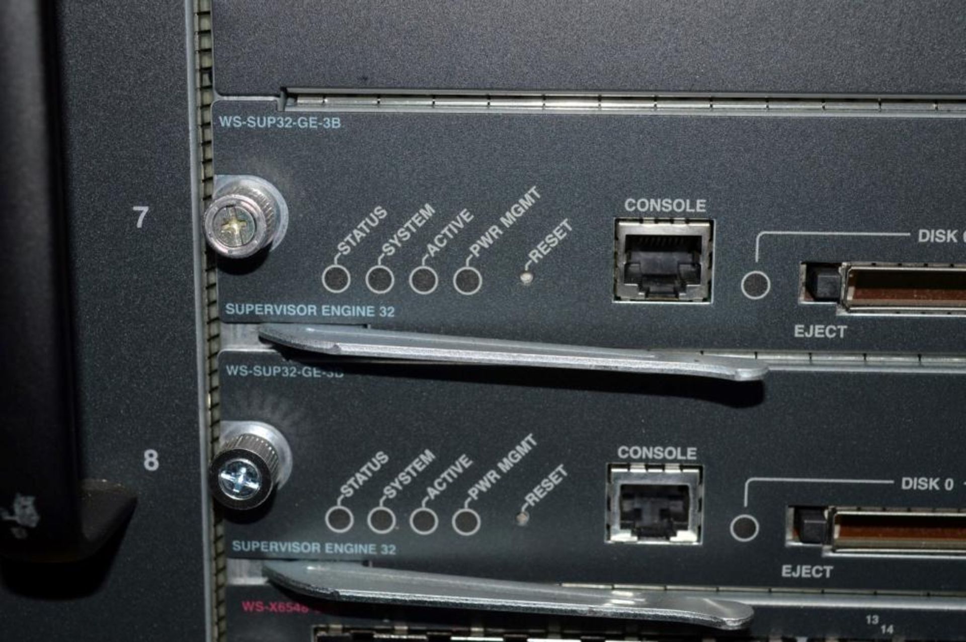 1 x Cisco Catalyst 6513 Switch Chassis With 2 x WS-SUP32-GE-3B Supervisor Engines and 3 x WS-X6548- - Image 9 of 10