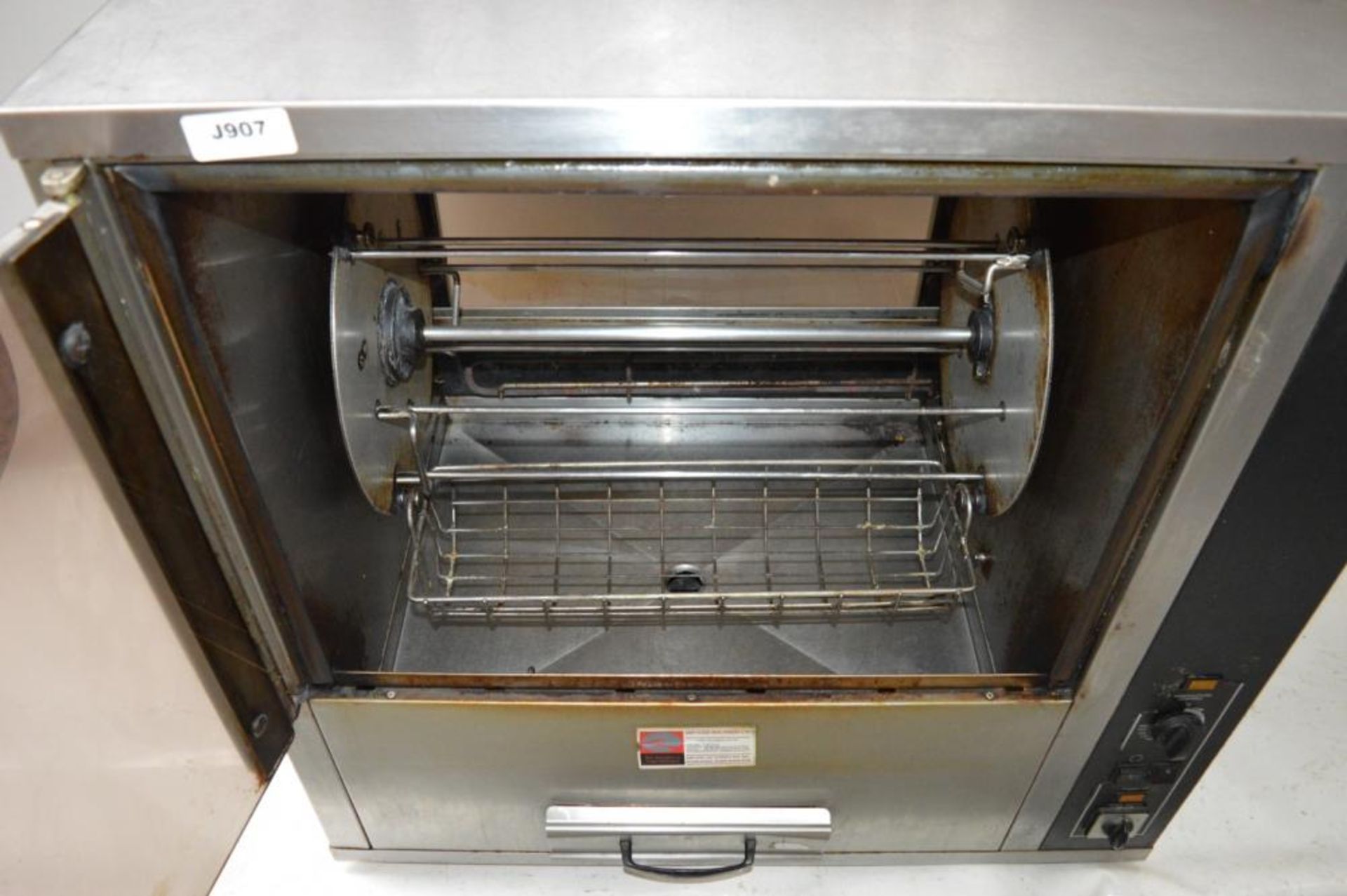 1 x Barbecue King Rotisserie Oven - Stainless Steel Finish - Ideal For Indoor or Outdoor Events - - Image 6 of 10
