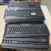 20 x Logitech Wireless Keyboards - Dongles Not Included - CL285 - Ref J724 - Location: Altrincham WA