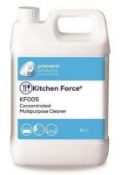 92 x Kitchen Force 5 Litre Concentrated Multipurpose Cleaner - Premiere Products - Includes 92 x 5