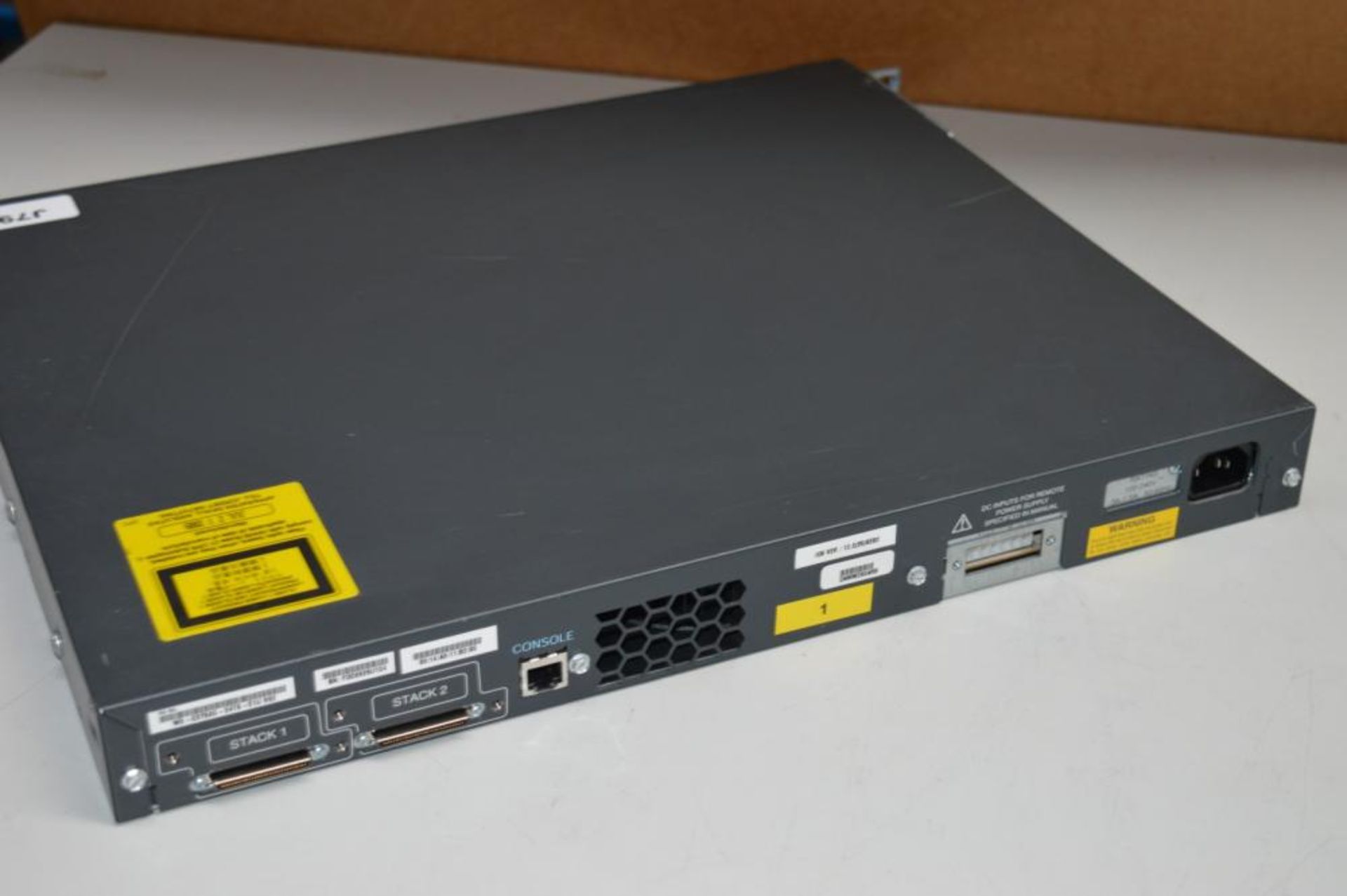 1 x Cisco Catalyst 3750G Series WS-C3750G-24TS Network Switch - CL285 - Ref J793 - Location: Altrinc - Image 4 of 5