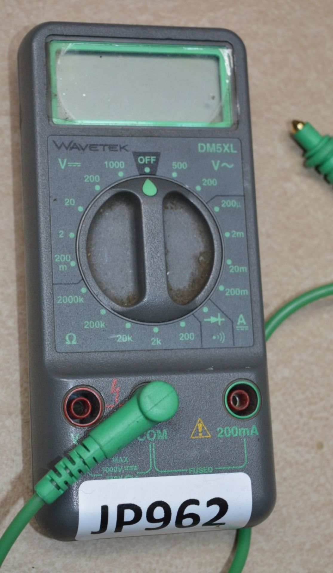 1 x Wavetek DM5XL Multimeter - CL011 - Ref JP962 - Location: Altrincham WA14 - Image 2 of 2