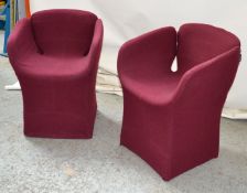 2 x Moroso Bloomy Small Armchairs Designed By Patricia Urquiola - CL314 - Location: Altrincham WA14