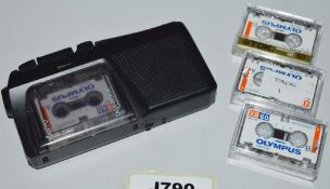 1 x Sanyo Dictaphone Voice Recorder - Model TRC-515M - Includes 4 x Micro Cassettes - CL285 - Ref J7