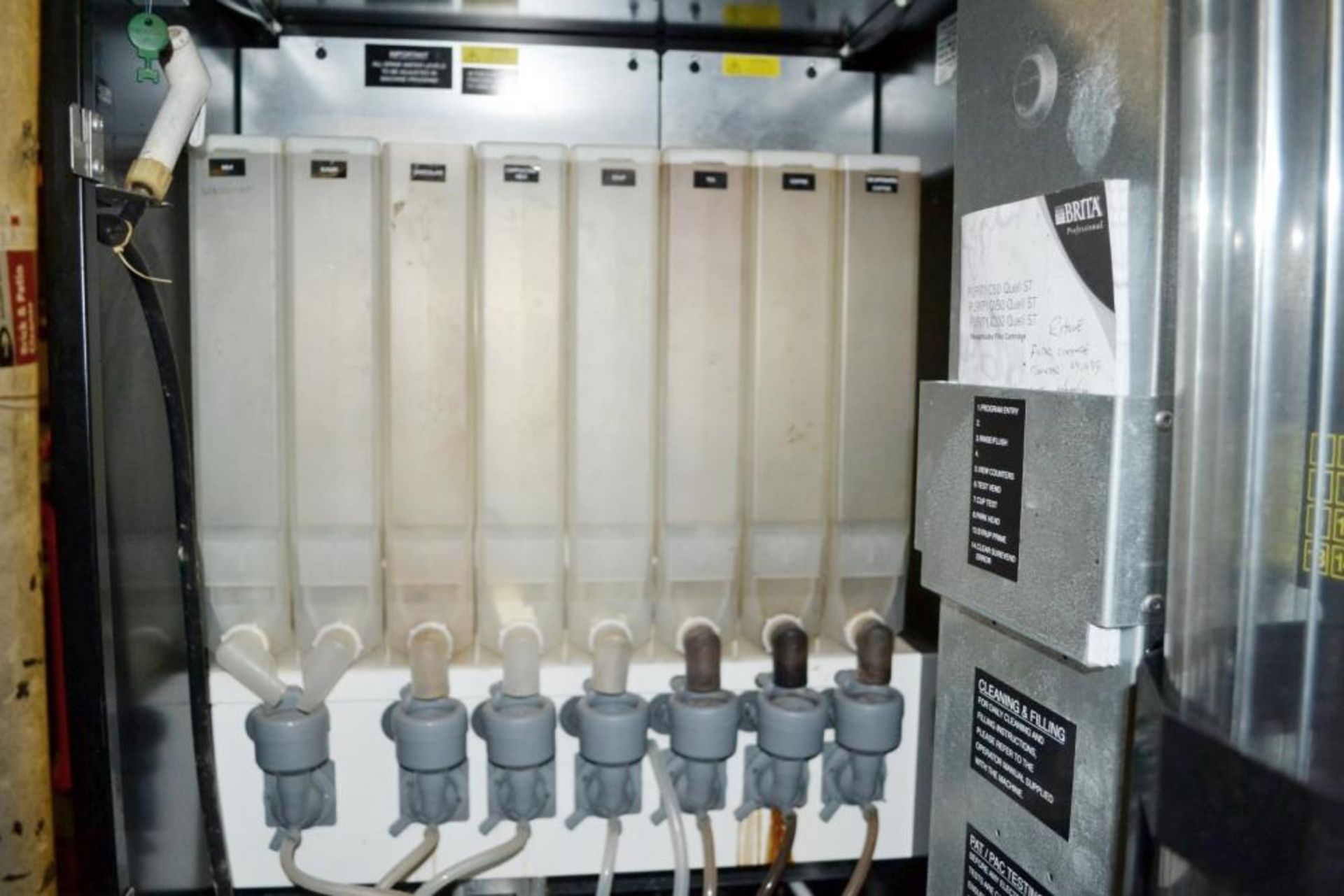 1 x Crane "Evolution" Hot Beverage Drinks Vending Machine With Keys - Year: 2009 - Recently Taken - Image 8 of 14