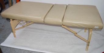 1 x Master Chicago Massage Table - Fold Up Massage Table Suitable For Home or Business Use - Very