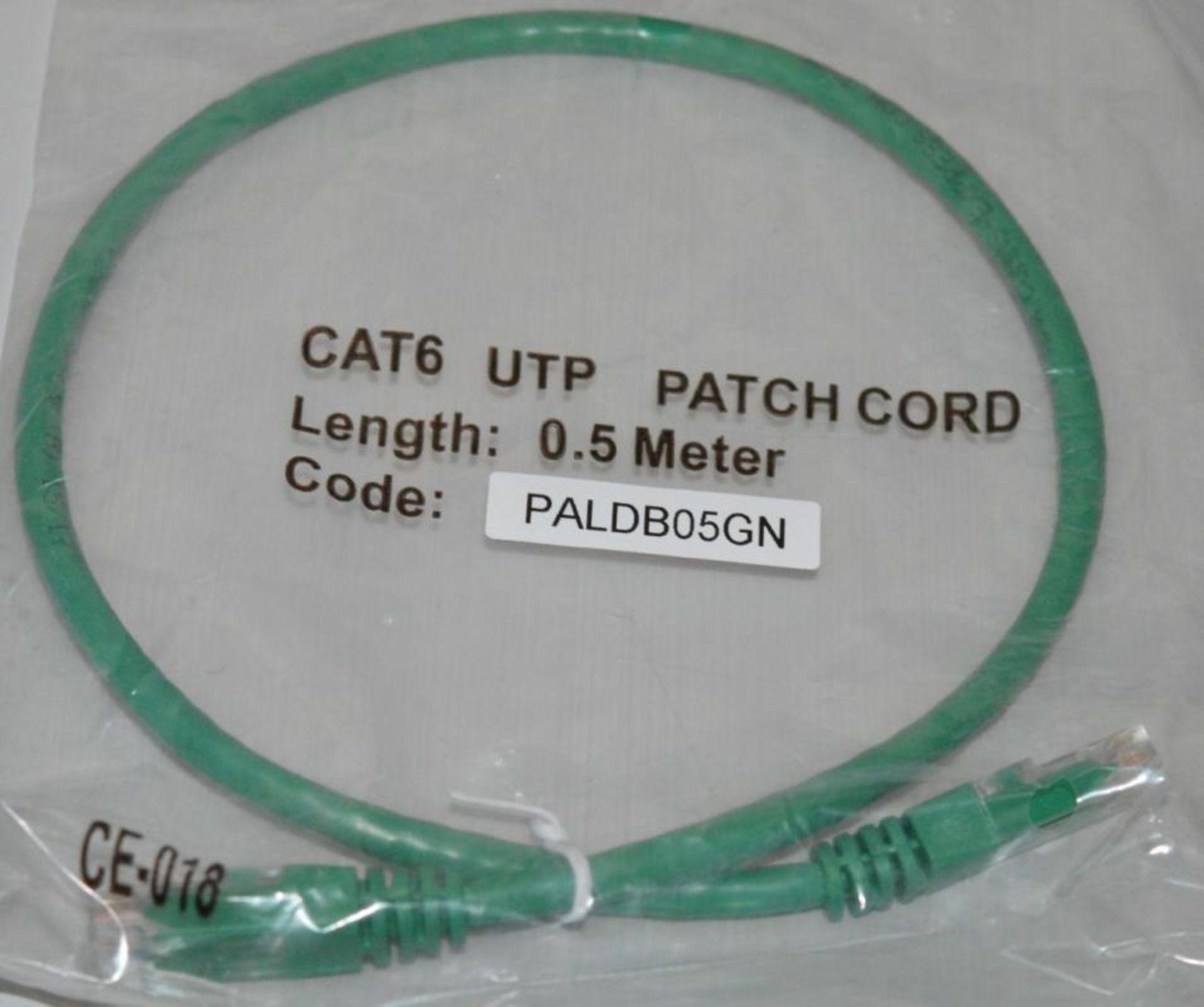 120 x CAT6 UTP 0.5 Meter Patch Cables - PALDB05GN - Brand New Stock - CL249 - Ref J774 - Location: A