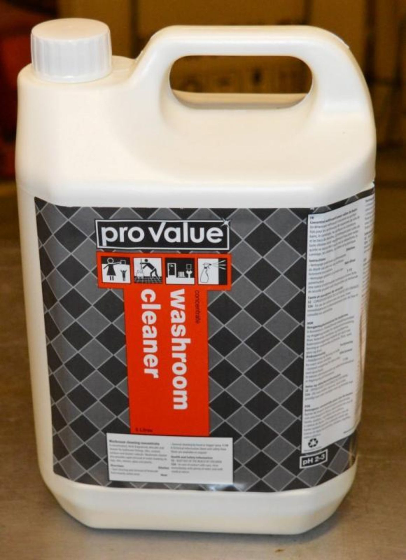 50 x Pro Value Concentrated Washroom Cleaner - Fresh Fragranced Descaler And Cleaner With Rapid