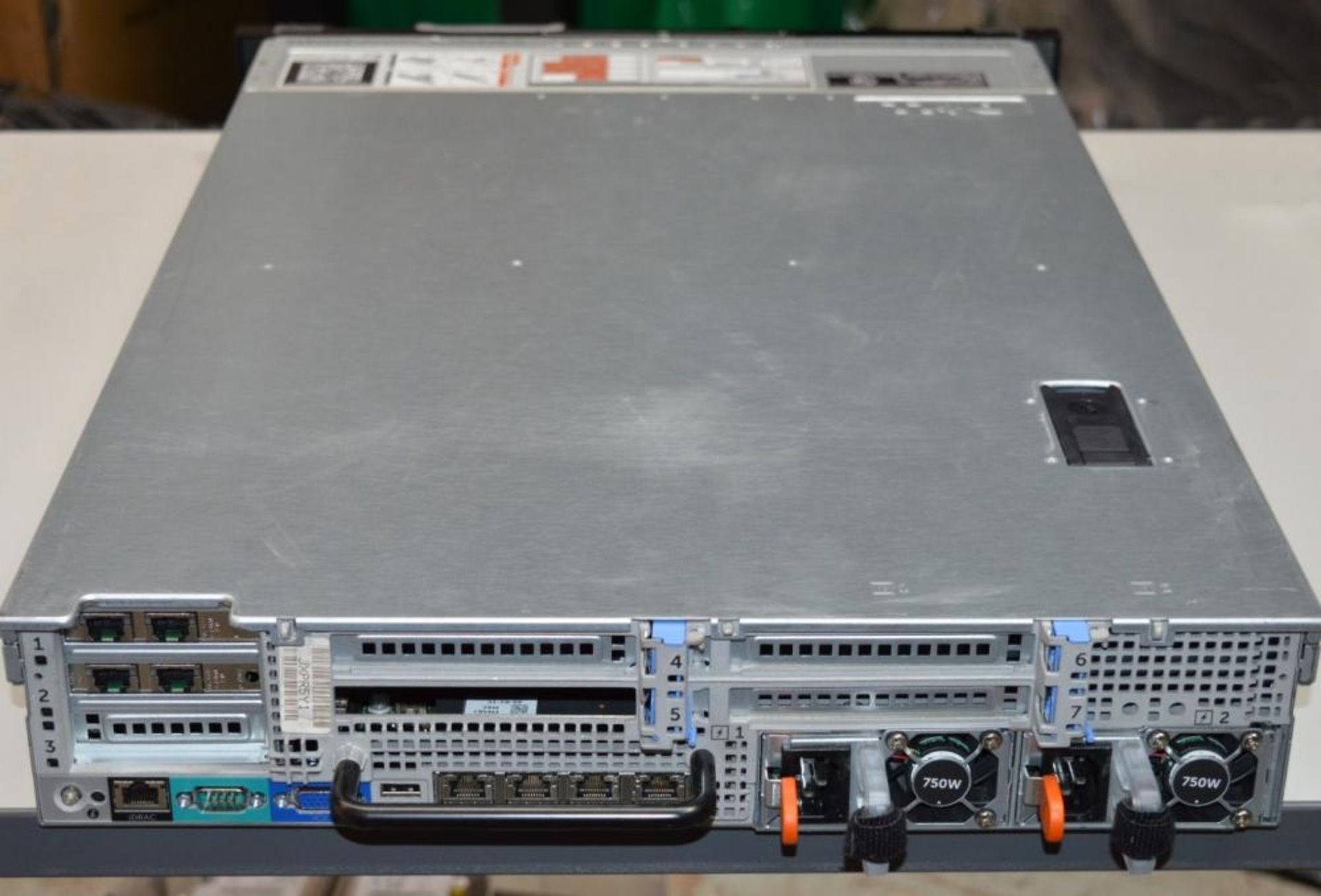 1 x Dell Power Edge R720 Rack Server - Features 2 x Intel Xeon E5-2630 Six Core CPU, 128gb DDR3 Ram - Image 3 of 5