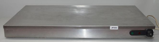 1 x Parry Hot Plate Server - Type AS1926 - Stainless Steel - CL290 - Ref JP354 - H9 x W96 x D50