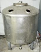 1 x Commercial Water Tank - Approx 91.2 Gallon Capacity - Dimensions: Height 130cm, Diameter