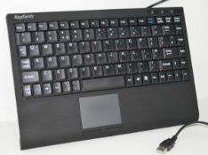 5 x Keysonic Mini Keyboards With Integrated Mouse Pads and USB Connectivity - CL285 - Location: