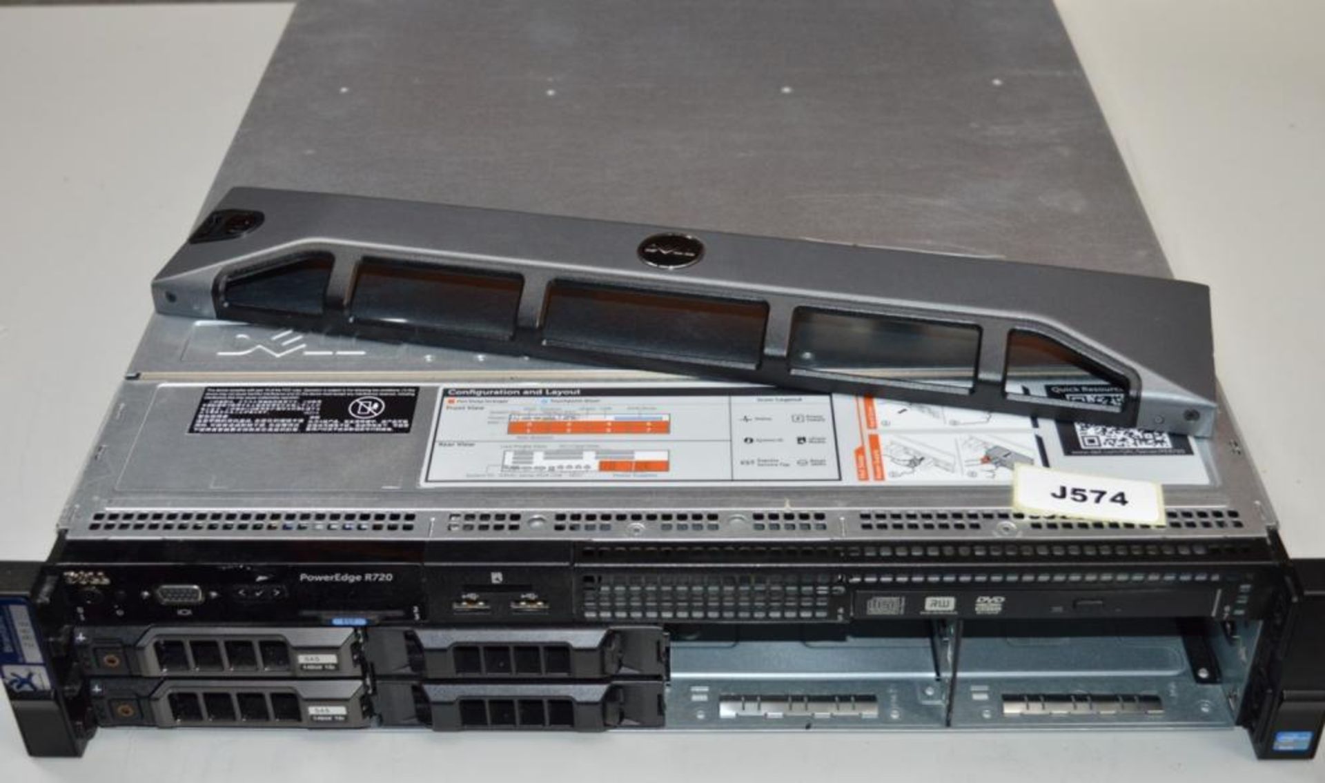 1 x Dell Power Edge R720xd Rack Server - 2 x Intel Xeon E5-2630 Six Core Processors, 128gb DDR3 Ram - Bild 3 aus 5