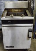 1 x Moorwood Vulcan M Line Plus 60F-D Twin Basket Gas Powered Fryer - CL232 - Ref J1062 -