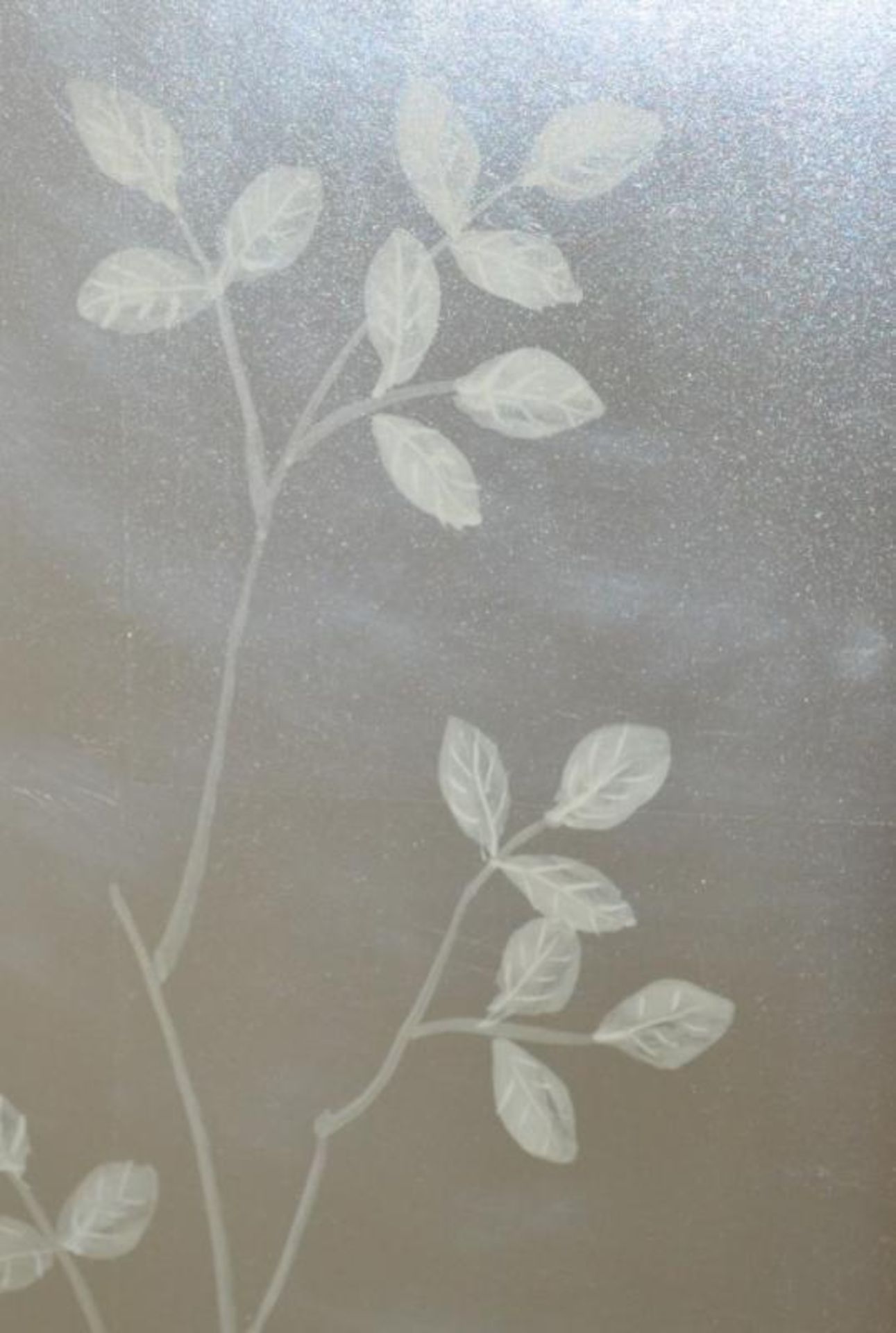 1 x BARBARA BARRY FOR HENREDON Silver 2-Leaf Hindged Boudoir Dressing Screen - Ref: 2720071 NP1/18 - - Image 9 of 11