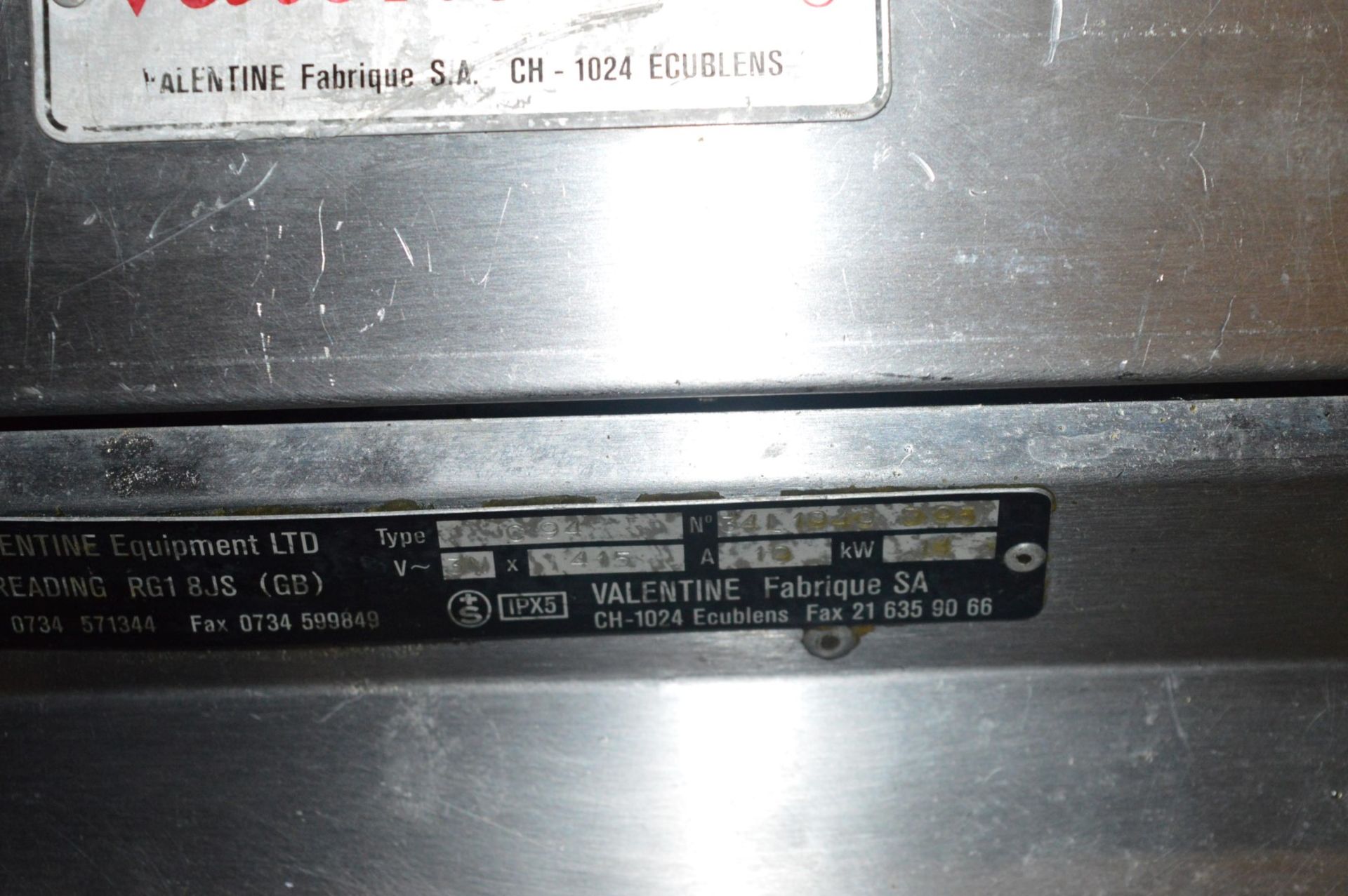 1 x Valentine VMC 1 Stainless Steel Freestanding Fryer - 3 Phase - CL232 - Ref JP505 - Location: - Image 6 of 7