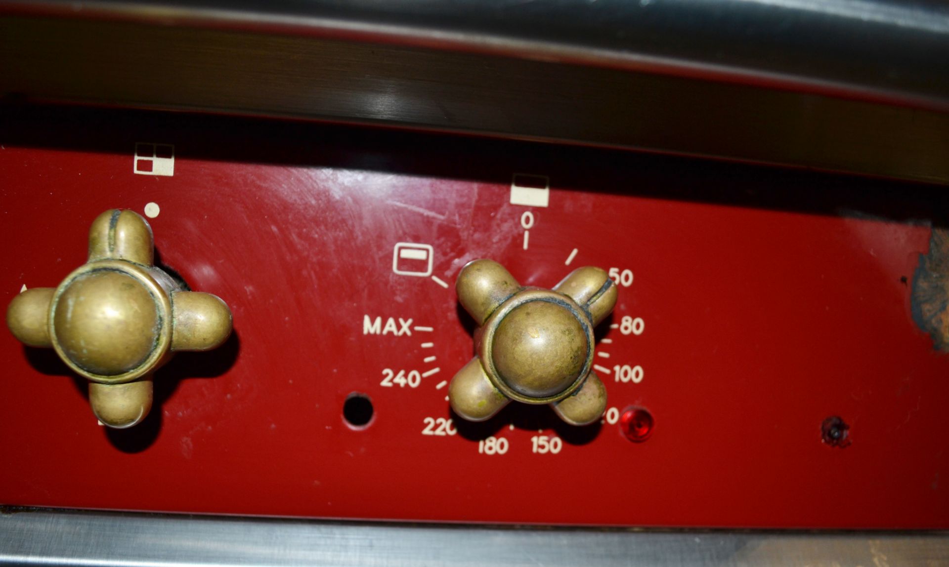 1 x Lacanche Cluny Classic 100 (Cote d'Or) Range Cooker Double Oven in Red - Dual Fuel - Used - - Image 17 of 21