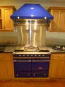 1 x LaCanche Cluny in Blue - With Extractor and Stainless Steel Splashback - CL323 - Location: