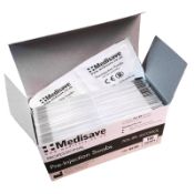 1,200 x Medisave Professional Pre Injection Swabs - Includes 12 x Boxes of 100 - Expiry Date: