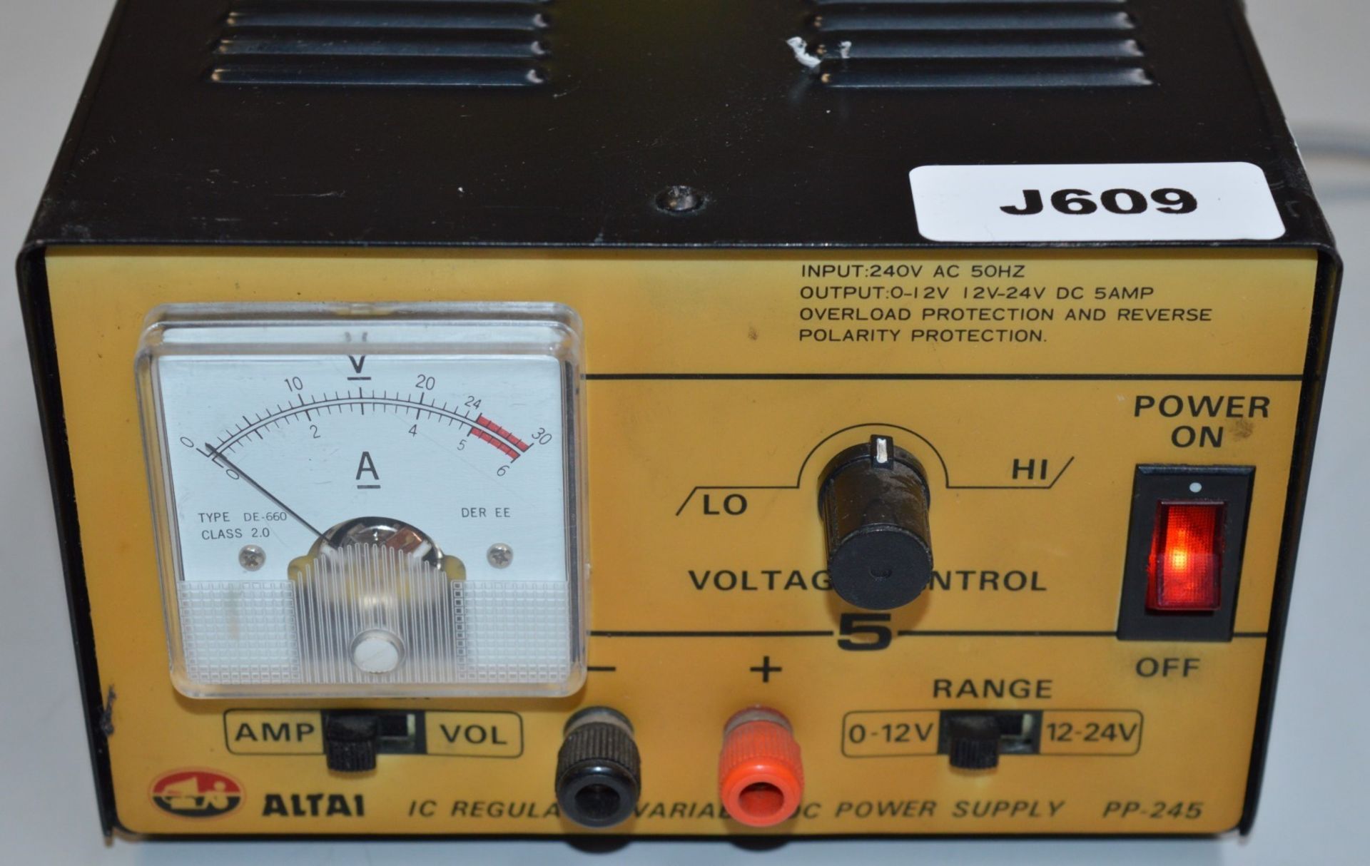 1 x Altai IC Regulated Variable Power Supply - Model PP-245 - Vintage Test Equipment - CL011 - Ref - Bild 2 aus 5