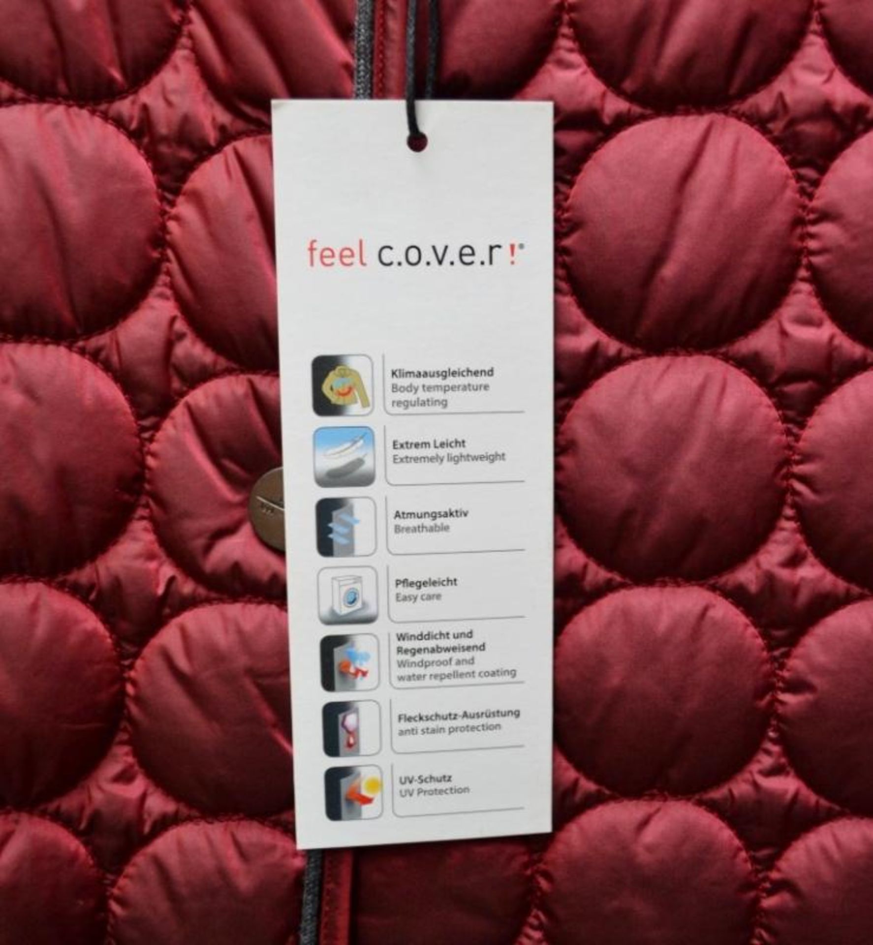 1 x Steilmann Feel C.o.v.e.r By Kirsten Womens Coat - Wind Proof & Water Resistant Poly Down Filled - Image 2 of 5