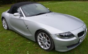 1 x BMW M Sport Convertible Z4 2.0i - 2008 58 Plate - 54,000 Miles - Silver Finish - Power Roof -